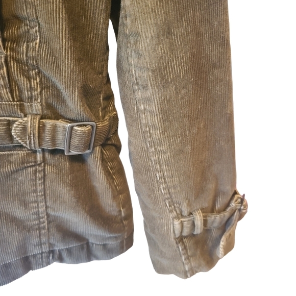 Harley-Davidson Vintage Hunter Green Corduroy Full Zip Jacket Coat Small Y2K - Picture 6 of 9